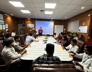 Electrical department student industrial visit at siemens