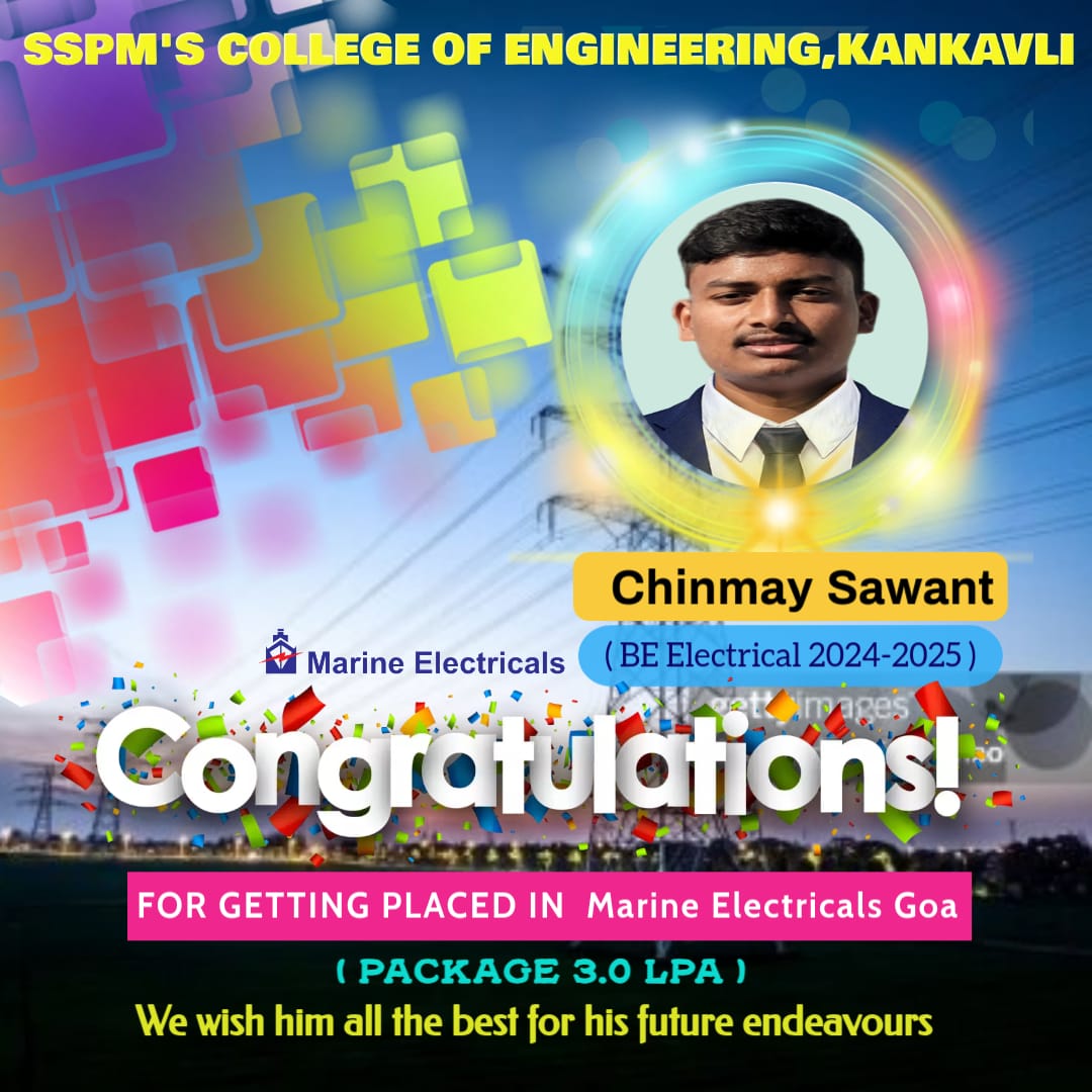 Placed in Marine Electrical, Goa